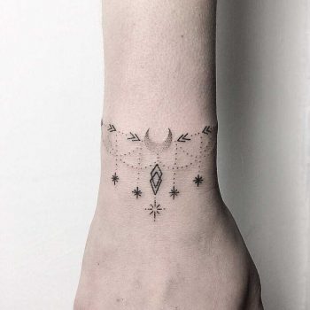 Beautiful bracelet by Femme Fatale tattoo