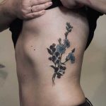 Blackberry and succory tattoo