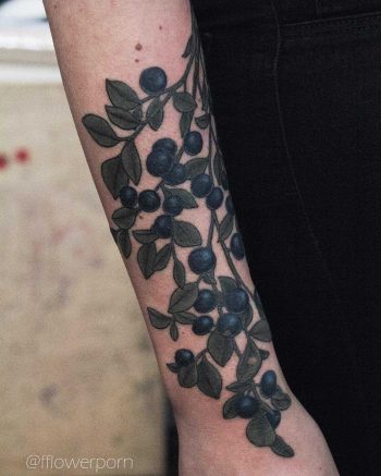 Blueberry forearm piece