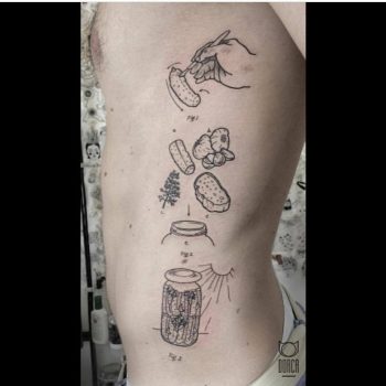 Canning tattoo by Dorca Borca