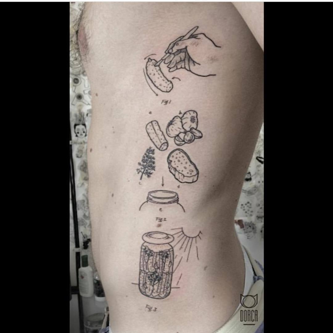 Canning tattoo by Dorca Borca