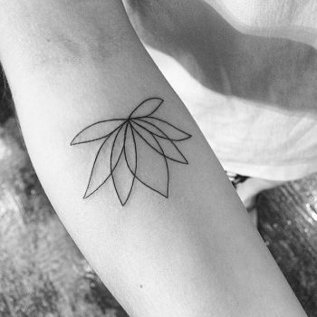 Clean Lotus tattoo