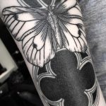 Detailed butterfly tattoo