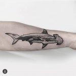 Hammerhead shark by Thomas Bates Tattoo