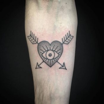 Heart and arrows by Adam Sage