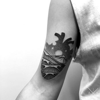 Heart landscape by Jaya Suartika