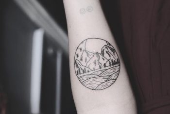 Linework landscape by Vera The Blvck Mamba
