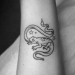 Lizzard and snake tattoo by Evan Lorenzen