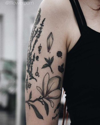 Magnolia tattoo