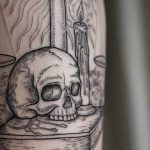 Memento mori tattoo by Dogma Noir