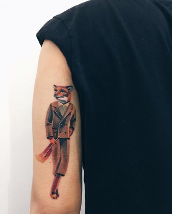 Mrs. Fox tattoo