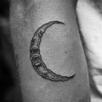 Never sleep moon tattoo
