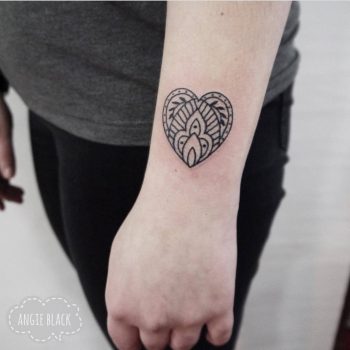 Ornamental heart by Angie Noir