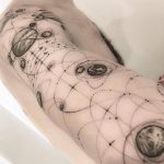 Planets tattoo by Victor Mon