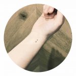 Semicolon tattoo by Cholo