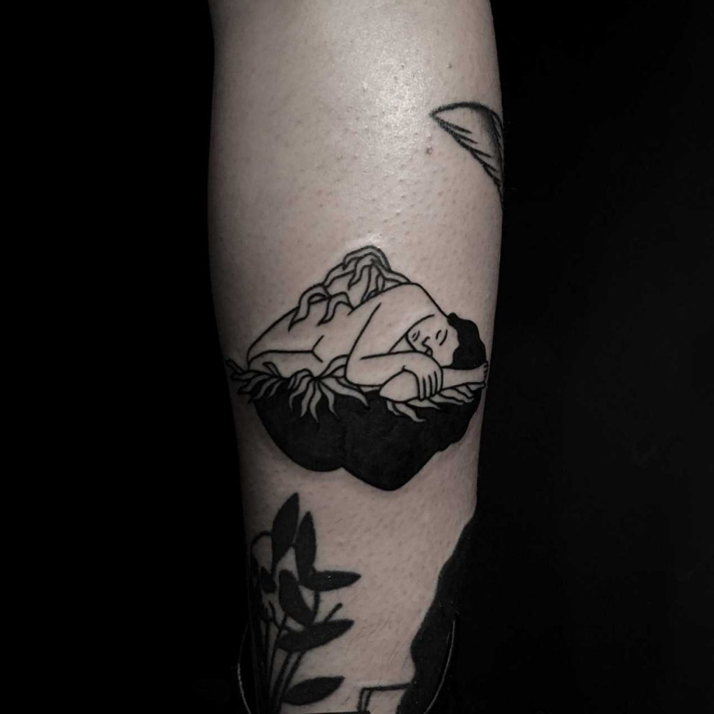 Custom still life tattoo by Suki Lune