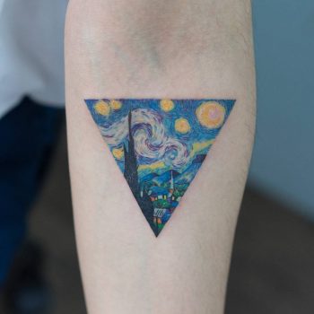 Starry Night triangle by Zihee Done In Seoul