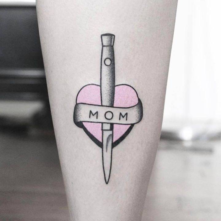 Tattoo for mom by Brendon Welfare Dentist 