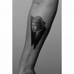 Tattoo of the Johannes Vermeer's Girl With A Pearl