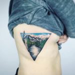 Triangular landscape by Unkle Gregory