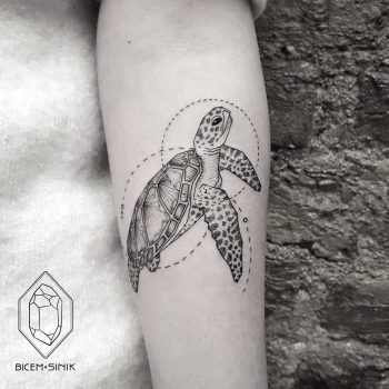 Turtle tattoo by Bicem Sinik