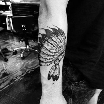 War bonnet tattoo