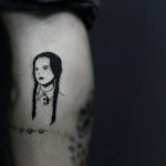 Wednesday Addams tattoo by Stella TX