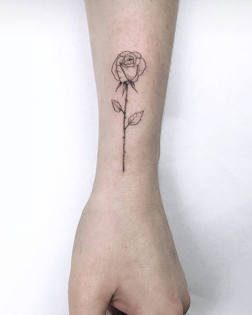 Beautiful rose by Femme Fatale Tattoo