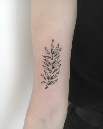Broken branch tattoo by Yakes