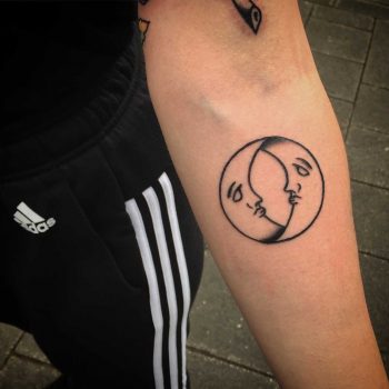 Brother moon tattoo