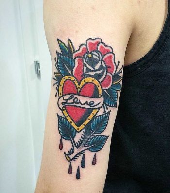 Classic tattoo by Łukasz Krupiński