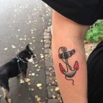 Cool anchor tattoo