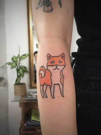 Cool fox tattoo