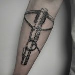 Crossbow tattoo by SVA