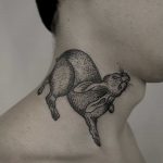 Cute rabbit on neck by SVA