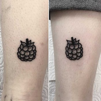 Deborah Pow matching blackberry tattoos