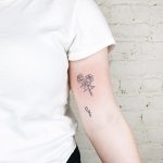 Double rose tattoo by Kelli Kikcio