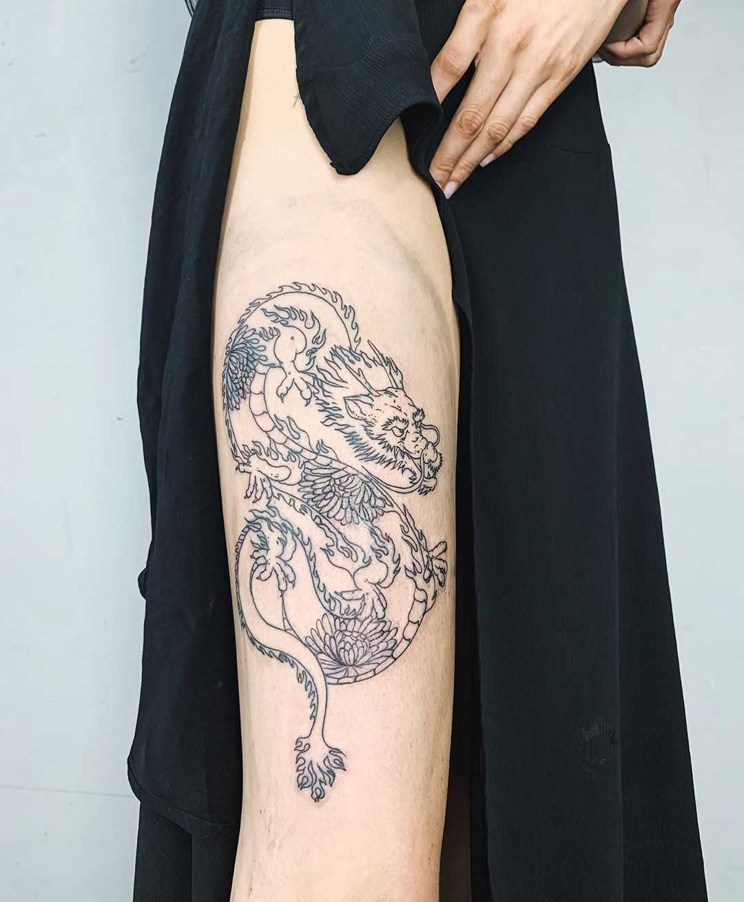 Dragon tattoo by Jay Rose