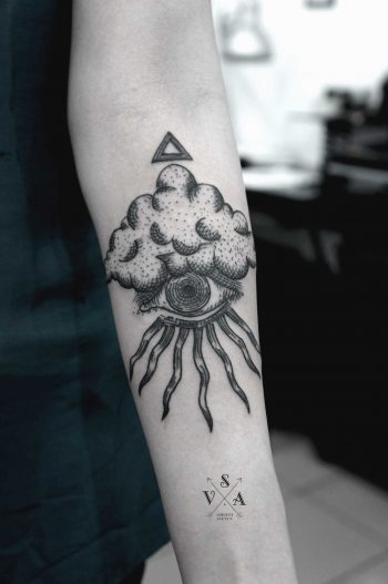 Eye of Providence tattoo by Andrei Svetov