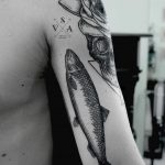 Fish tattoo by Andrei Svetov