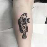 Fish tattoo by Deborah Pow