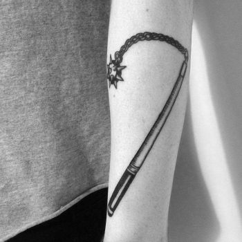 Flail tattoo by Chinatown Stropky