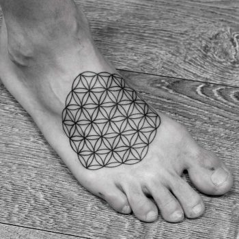 Flower of life tattoo by Wagner Basei