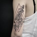 Foxglove flower tattoo