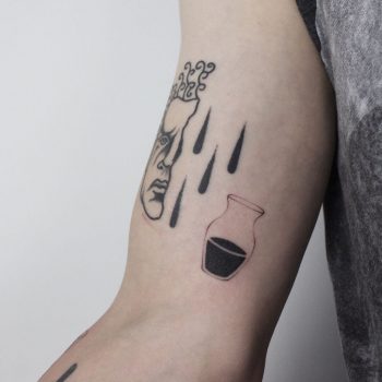 Hand-poked vase by Lara Maju