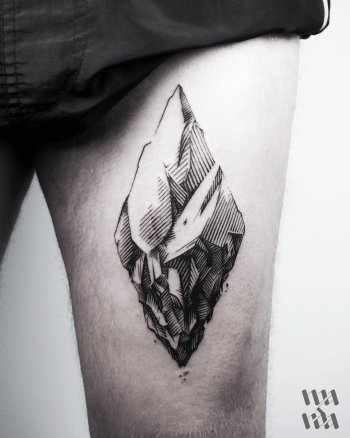 Iceberg tattoo by Warda