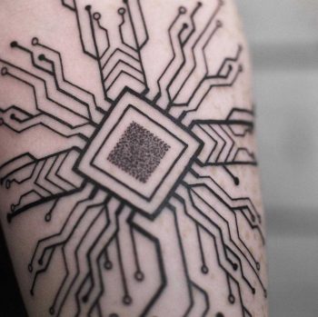 Linework mandala tattoo by Wagner Basei