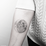 Linework moon tattoo by Warda