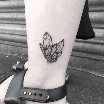 Little crystal cluster by Lozzy Bones Tattoo