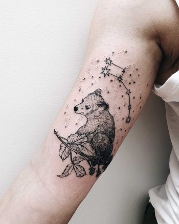 Little dipper and bear tattoo